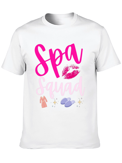 Spa Squad Graphic Tee - Relax in Style