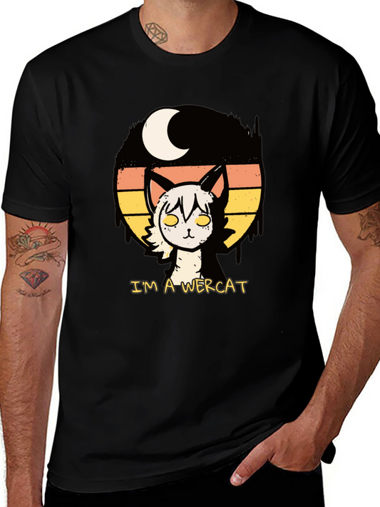 Im A Wercat Funny Graphic T-Shirt