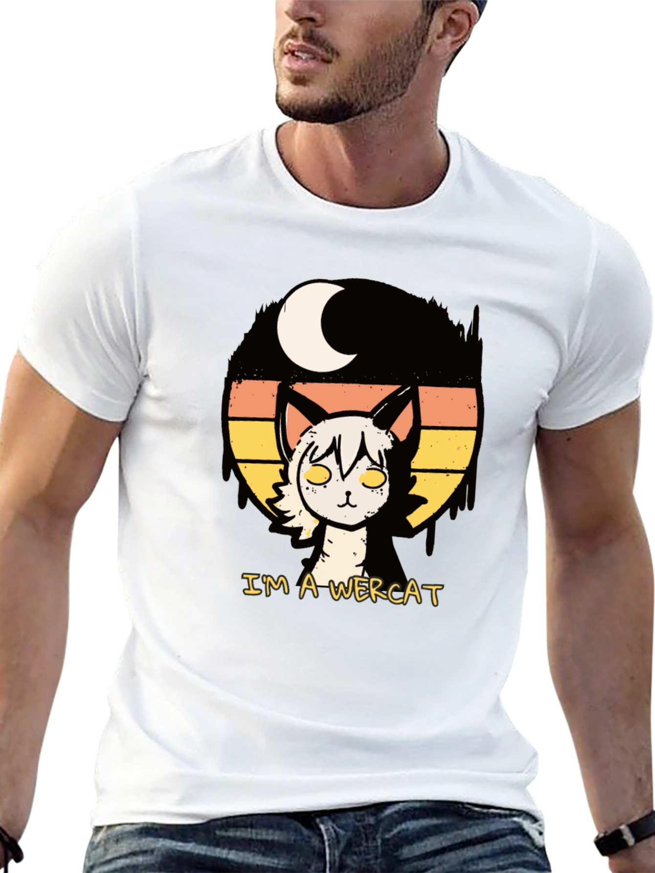 Im A Wercat Funny Graphic T-Shirt