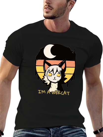 Im A Wercat Funny Graphic T-Shirt