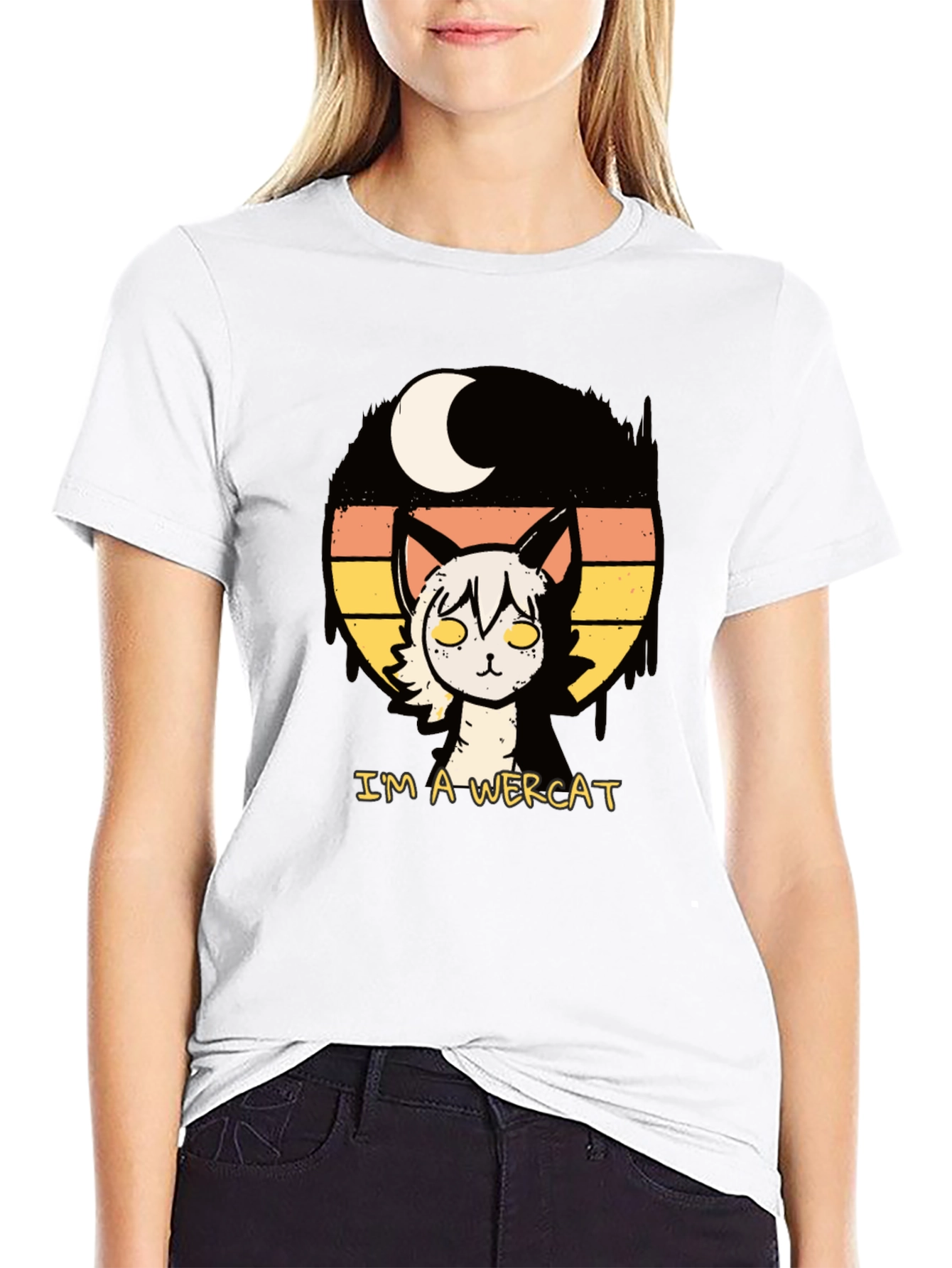 Im A Wercat Funny Graphic T-Shirt