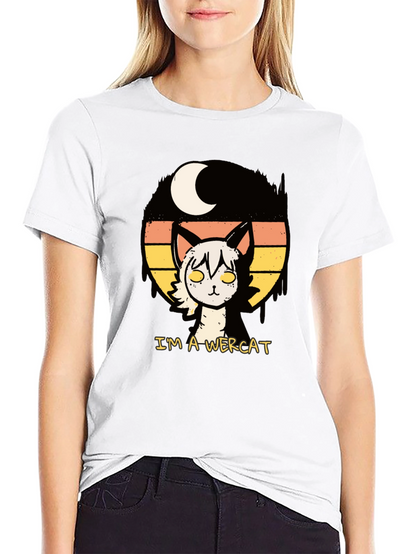 Im A Wercat Funny Graphic T-Shirt