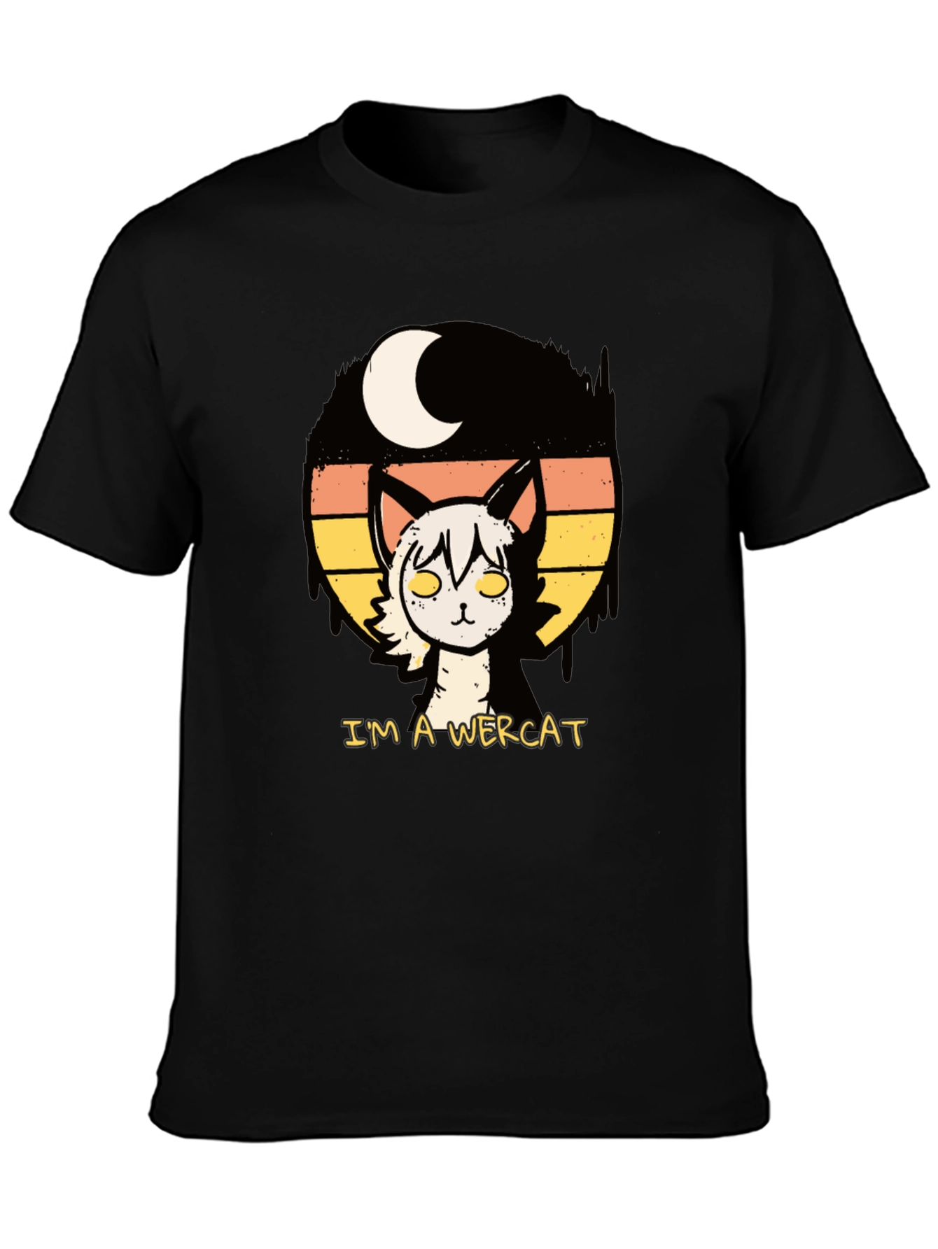 Im A Wercat Funny Graphic T-Shirt