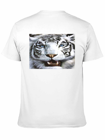 Bold Tiger Graphic Black T-Shirt