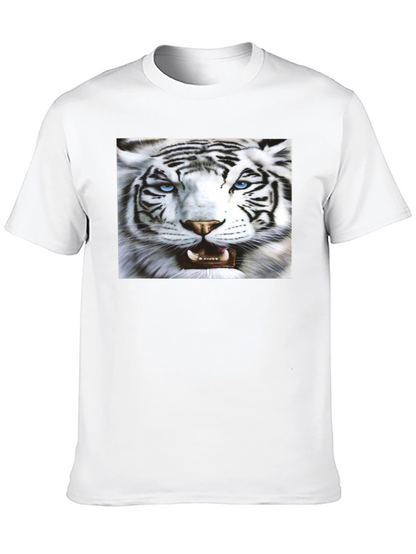 Bold Tiger Graphic Black T-Shirt