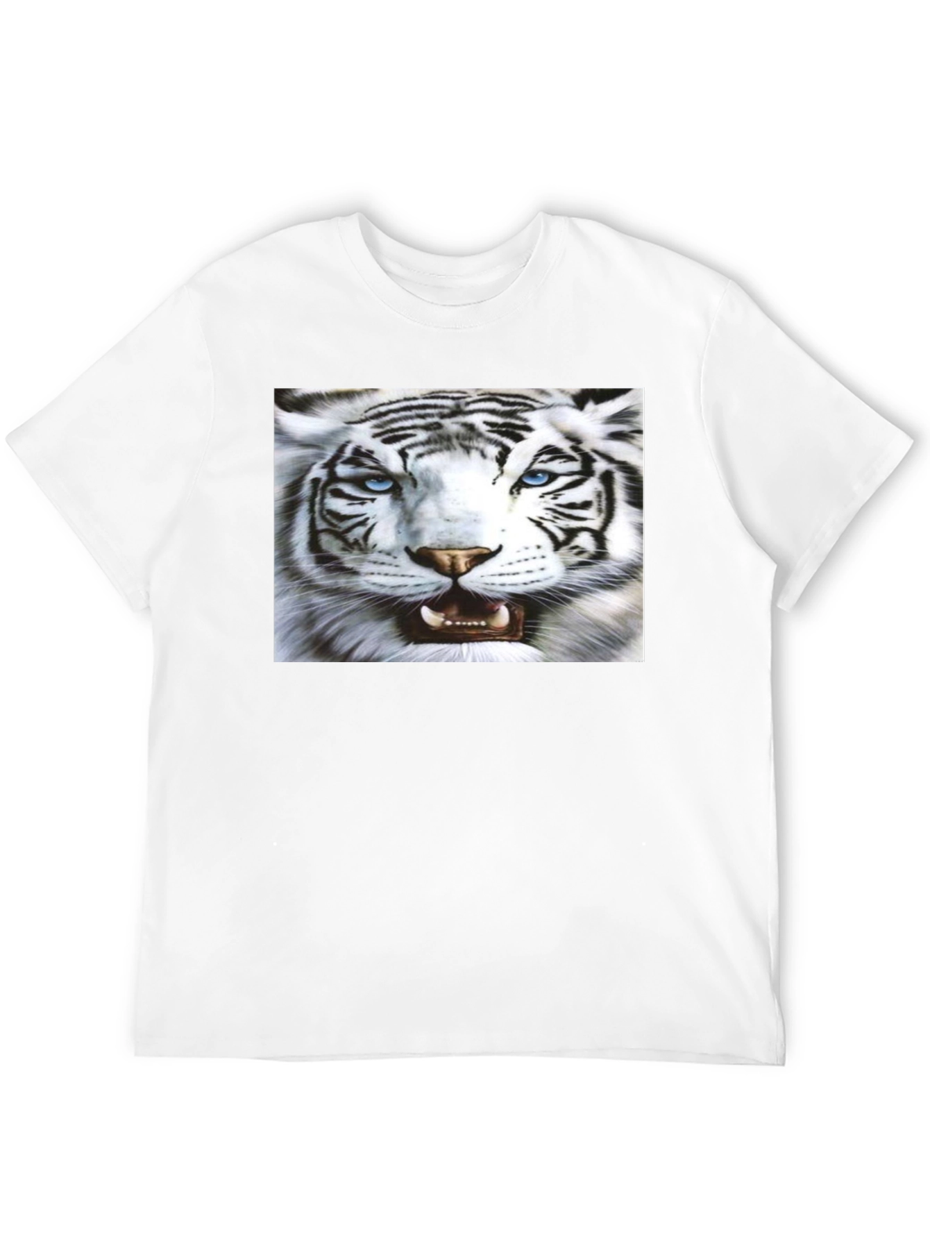 Bold Tiger Graphic Black T-Shirt