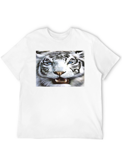 Bold Tiger Graphic Black T-Shirt