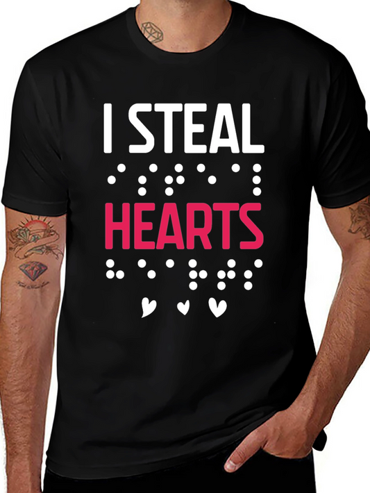 I Steal Hearts T-Shirt Valentines Day Gift
