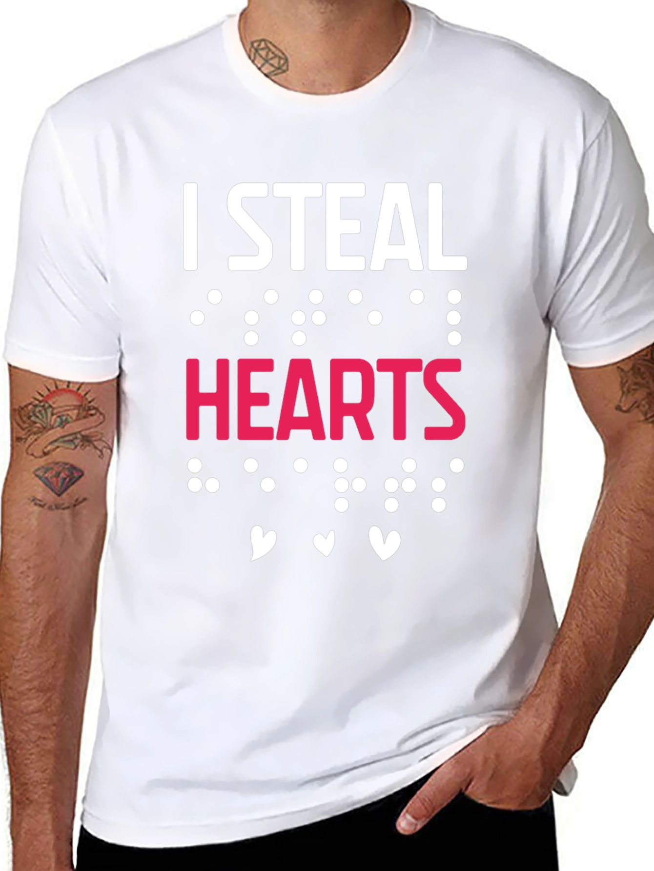 I Steal Hearts T-Shirt Valentines Day Gift