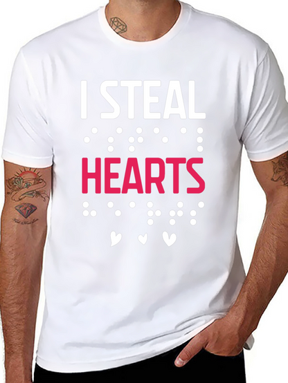 I Steal Hearts T-Shirt Valentines Day Gift