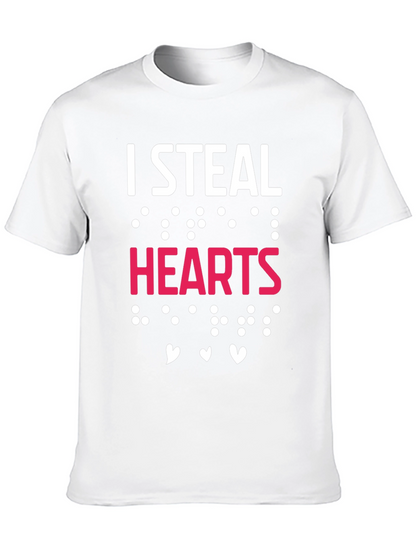 I Steal Hearts T-Shirt Valentines Day Gift