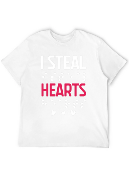 I Steal Hearts T-Shirt Valentines Day Gift