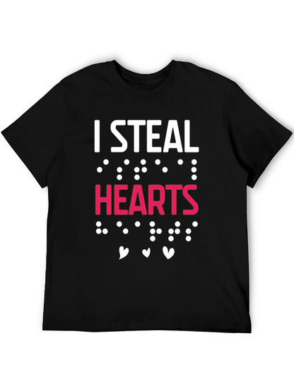 I Steal Hearts T-Shirt Valentines Day Gift