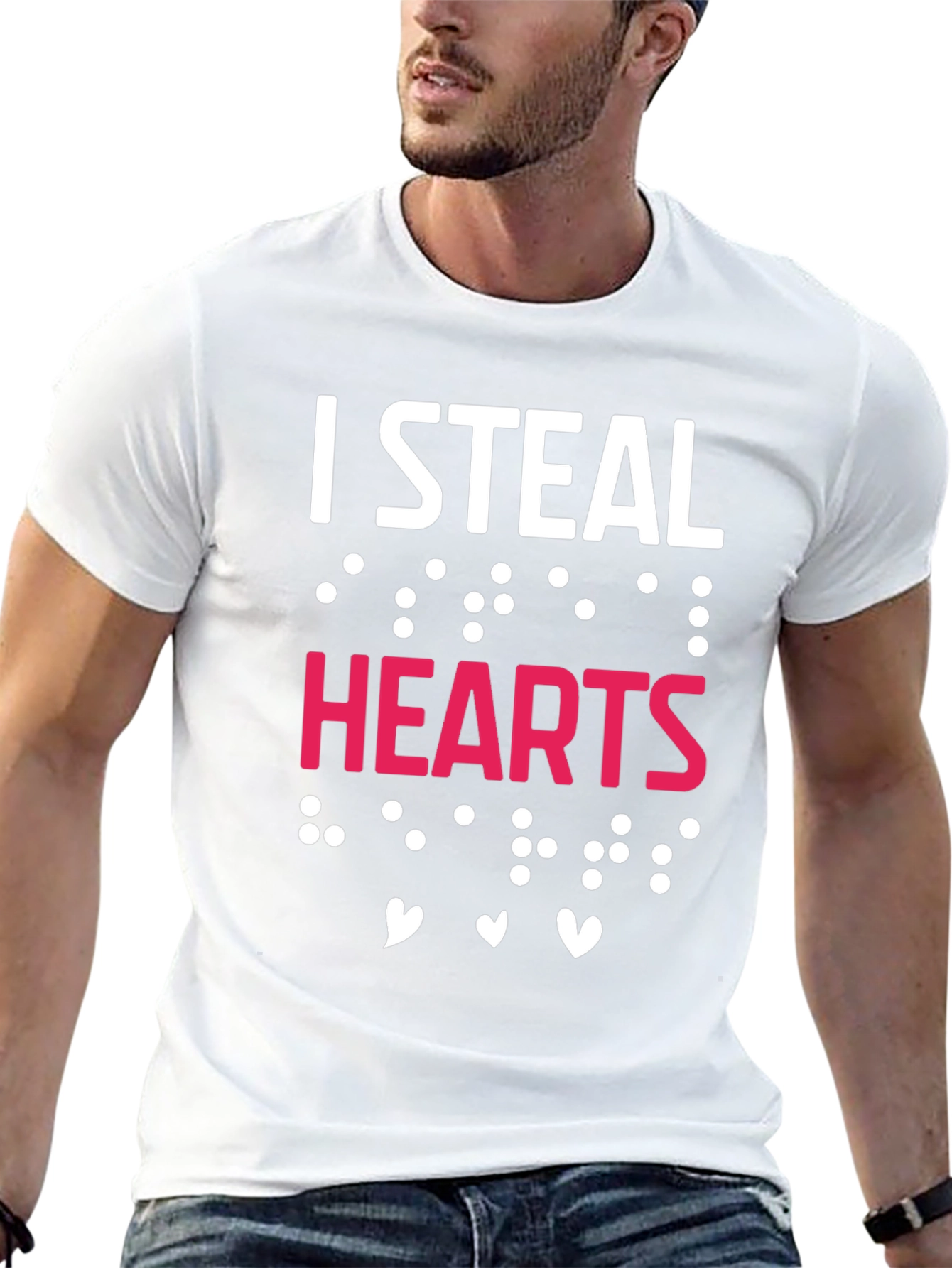 I Steal Hearts T-Shirt Valentines Day Gift