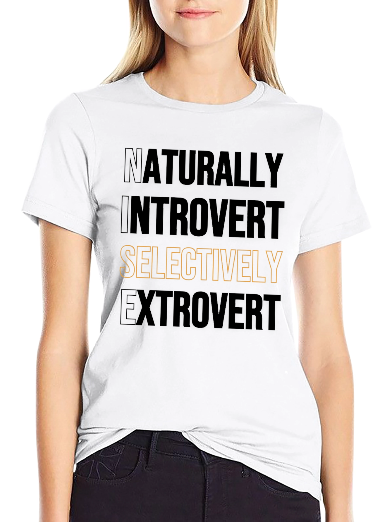 Naturally Introvert Selectively Extrovert T-Shirt