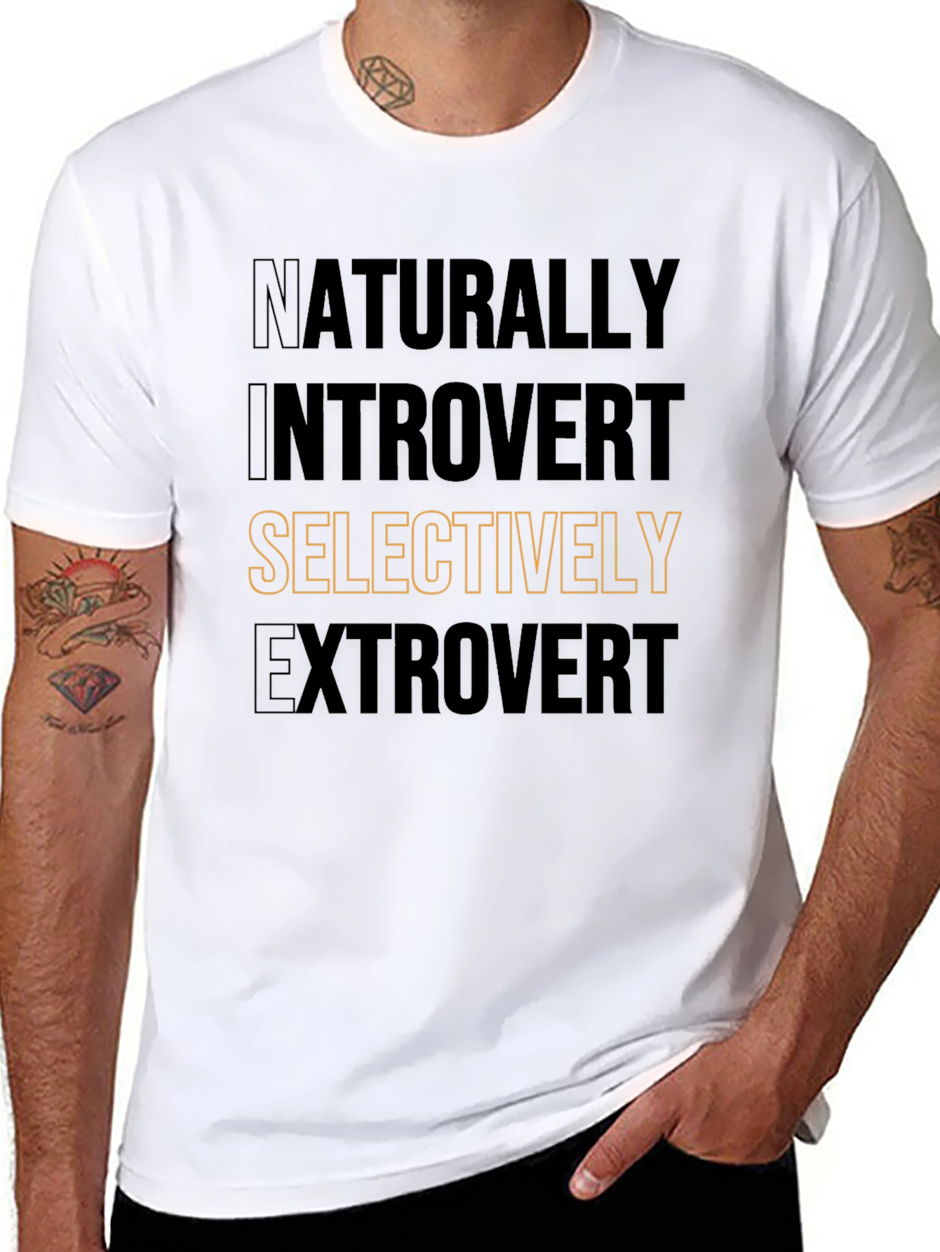 Naturally Introvert Selectively Extrovert T-Shirt