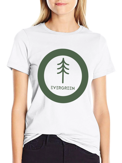 Evergreen Tree Graphic Tee - Nature Inspired Design