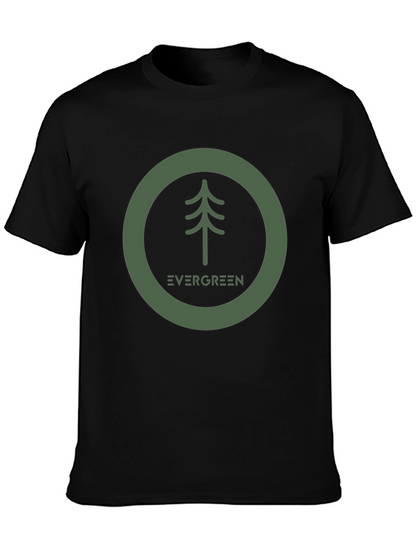 Evergreen Tree Graphic Tee - Nature Inspired Design