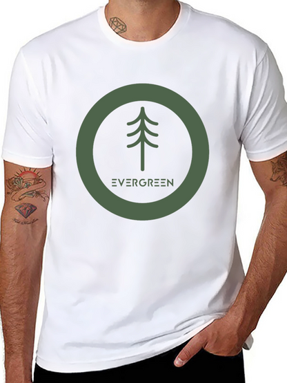 Evergreen Tree Graphic Tee - Nature Inspired Design