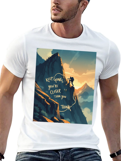 Motivational Climbing Graphic Tee