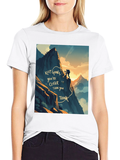 Motivational Climbing Graphic Tee