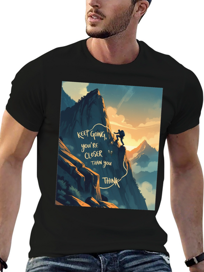 Motivational Climbing Graphic Tee