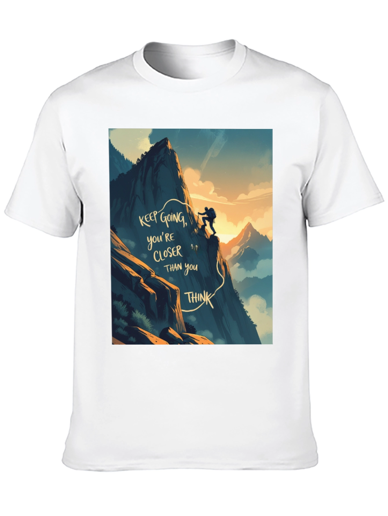 Motivational Climbing Graphic Tee