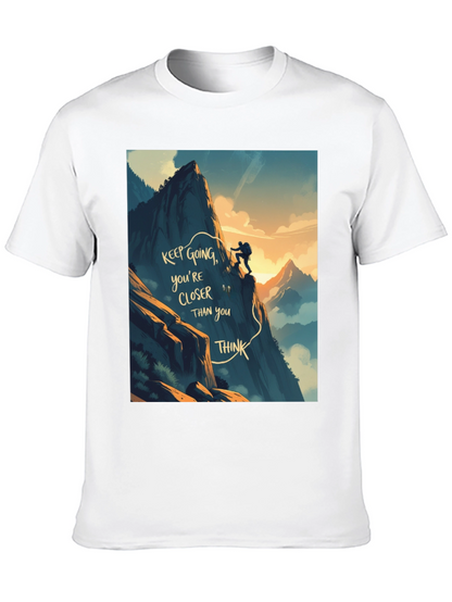 Motivational Climbing Graphic Tee