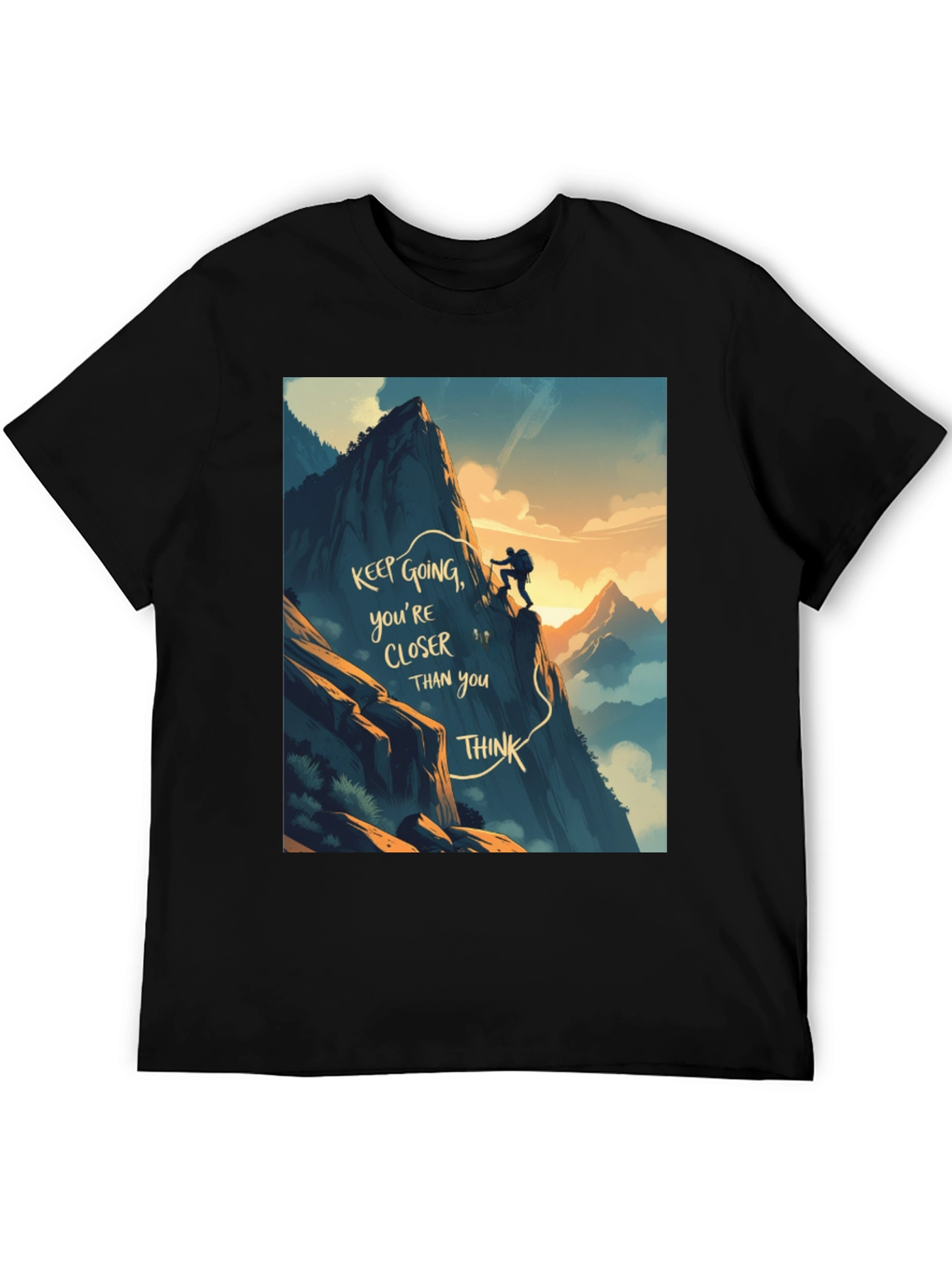 Motivational Climbing Graphic Tee