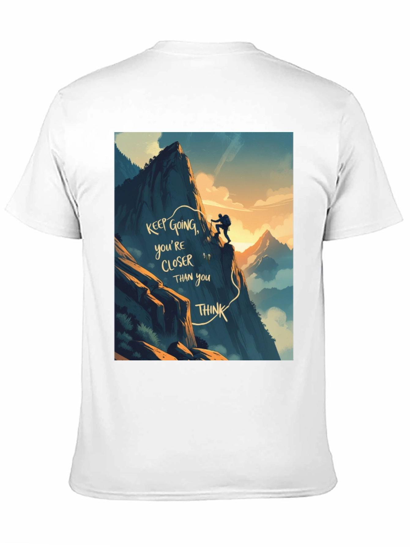 Motivational Climbing Graphic Tee