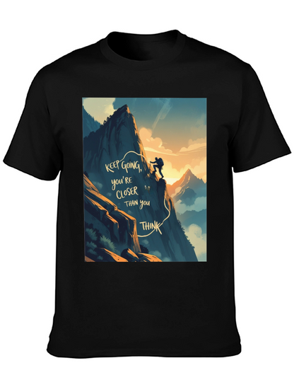 Motivational Climbing Graphic Tee
