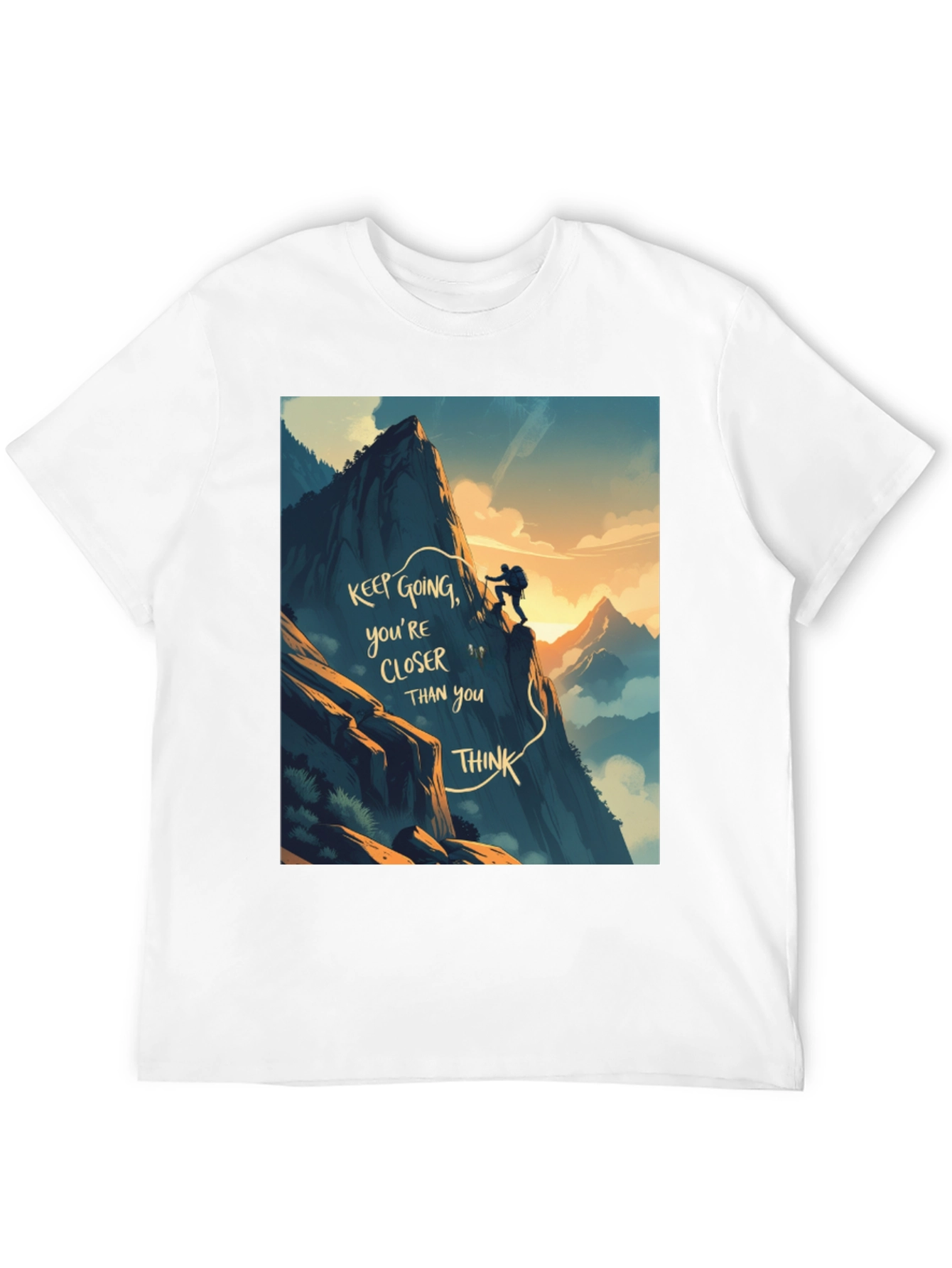 Motivational Climbing Graphic Tee