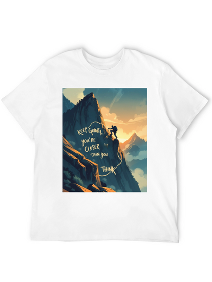 Motivational Climbing Graphic Tee