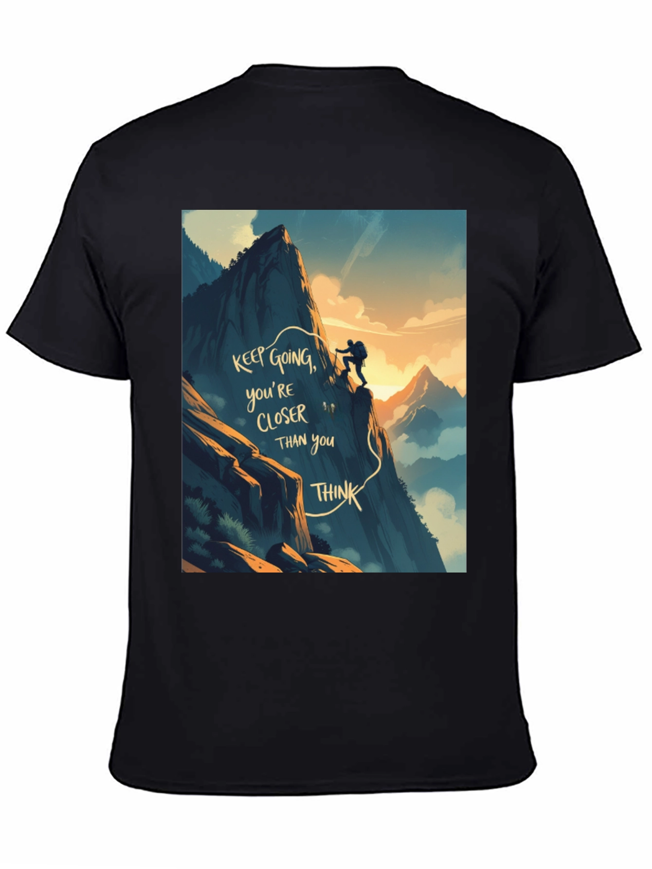 Motivational Climbing Graphic Tee