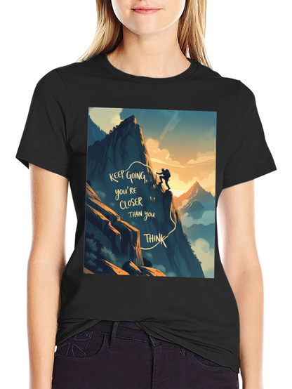 Motivational Climbing Graphic Tee