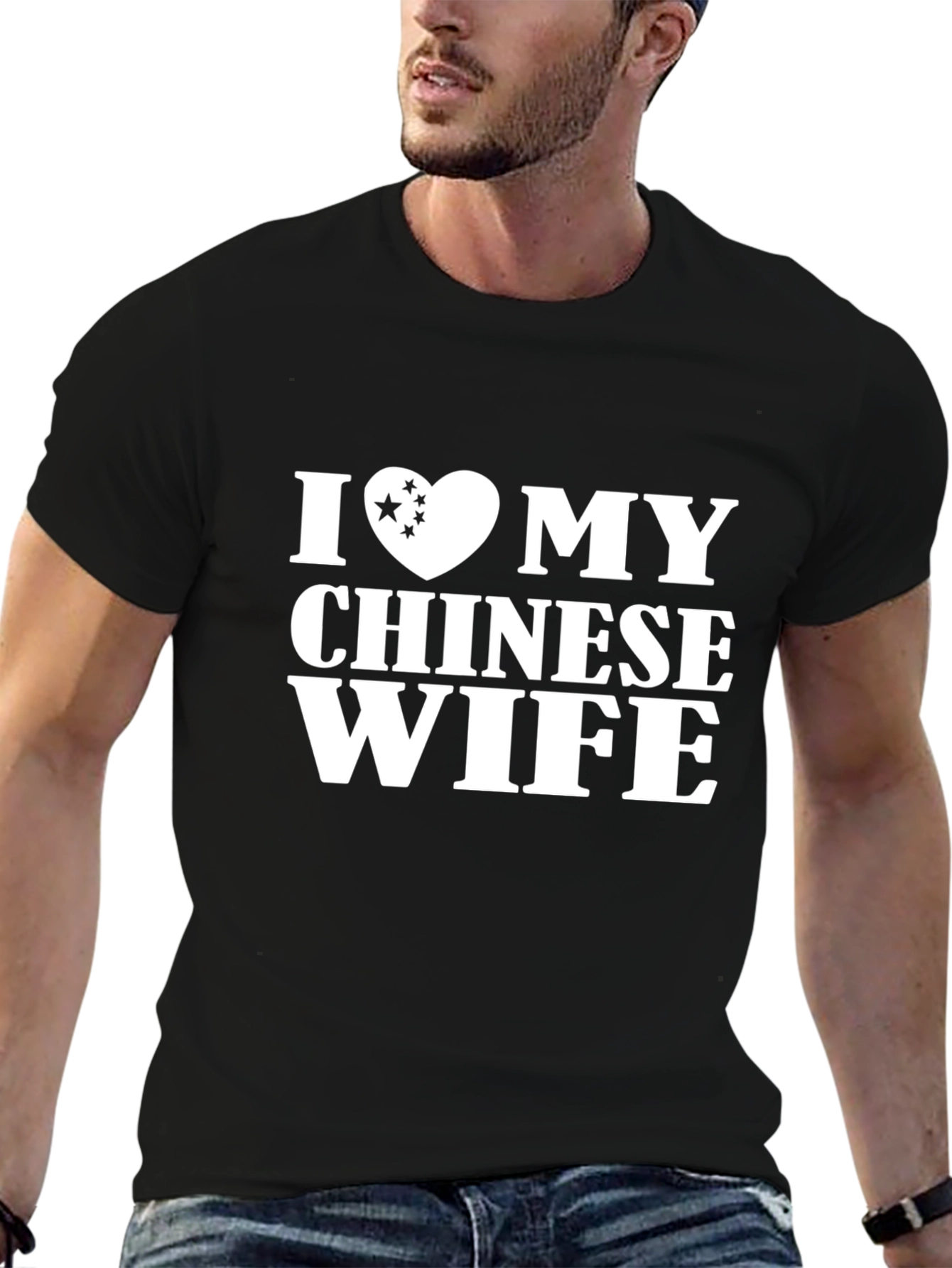 I Love My Chinese Wife Graphic T-Shirt