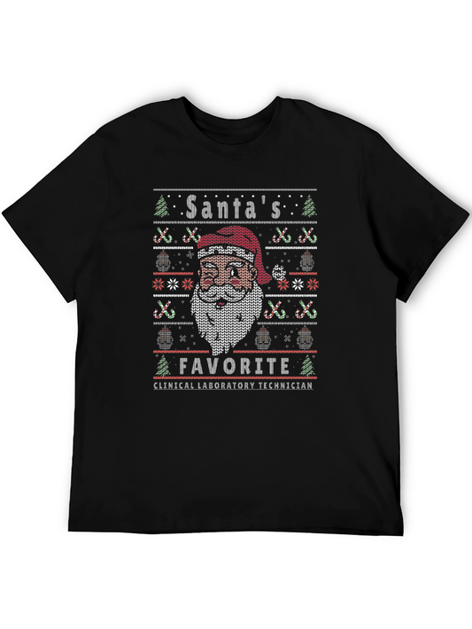 Santas Favorite Clinical Lab Technician Tee