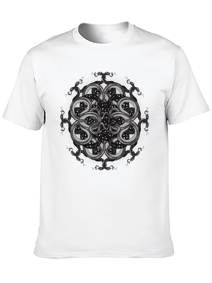 Snakes Constellation Black T-Shirt