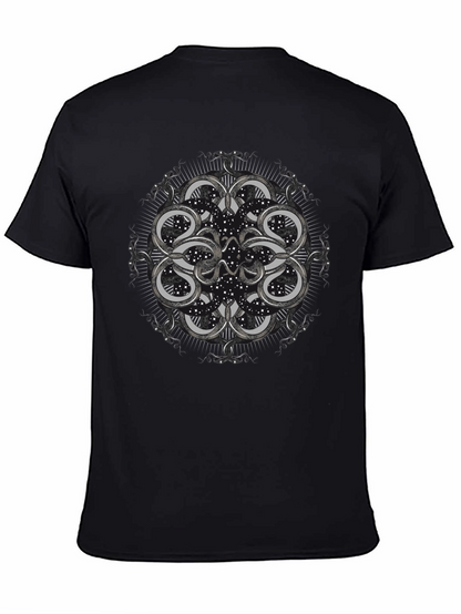 Snakes Constellation Black T-Shirt