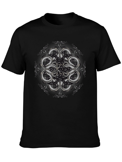 Snakes Constellation Black T-Shirt