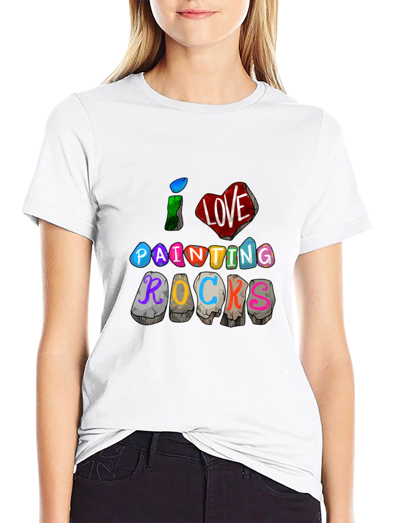 I Love Painting Rocks Graphic T-Shirt