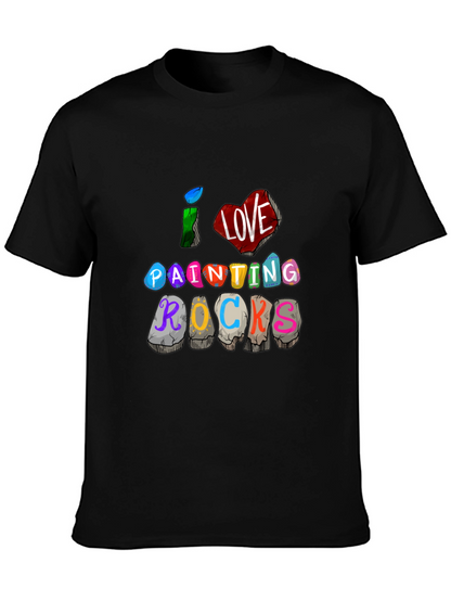 I Love Painting Rocks Graphic T-Shirt