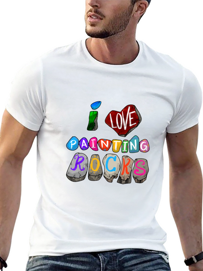 I Love Painting Rocks Graphic T-Shirt