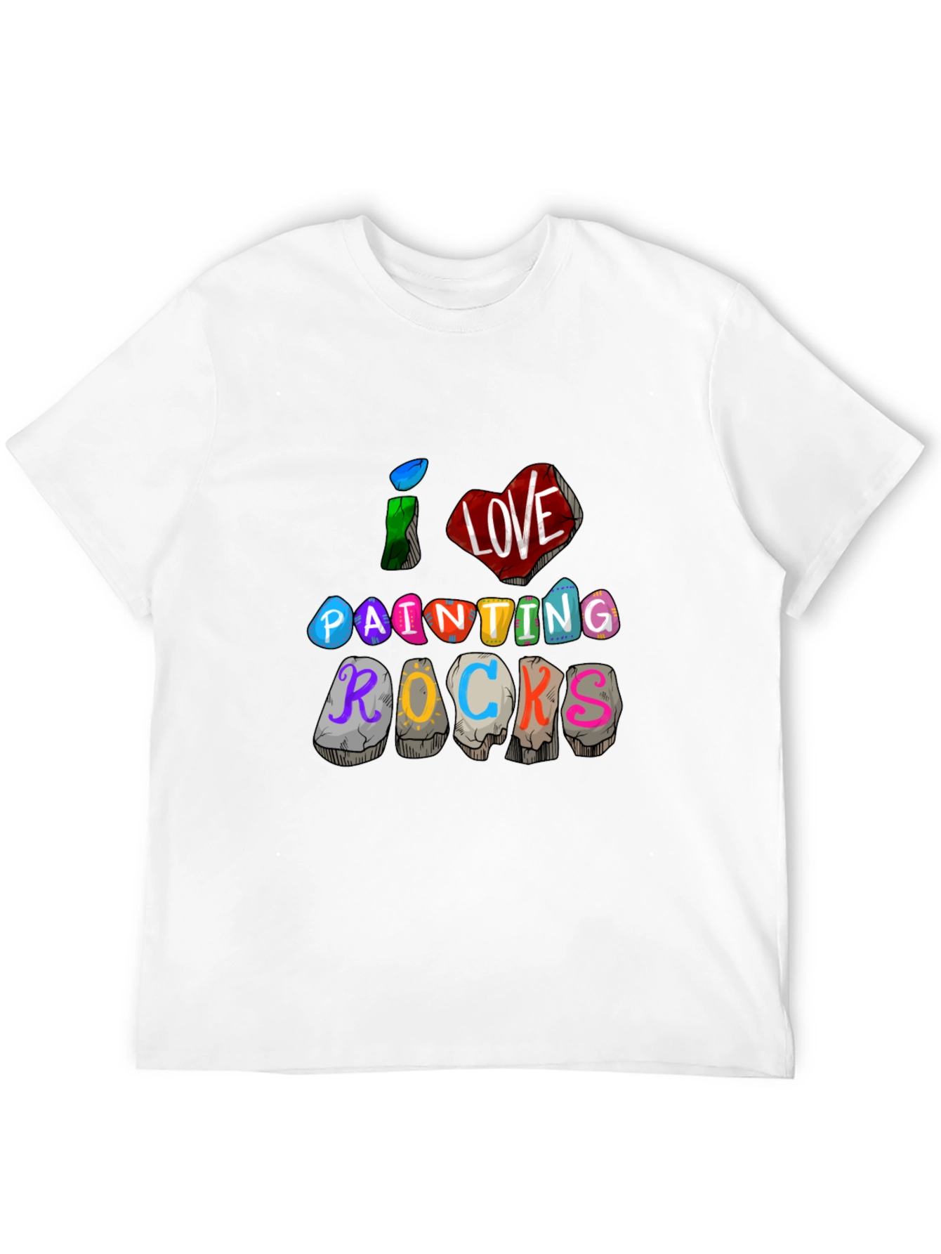 I Love Painting Rocks Graphic T-Shirt