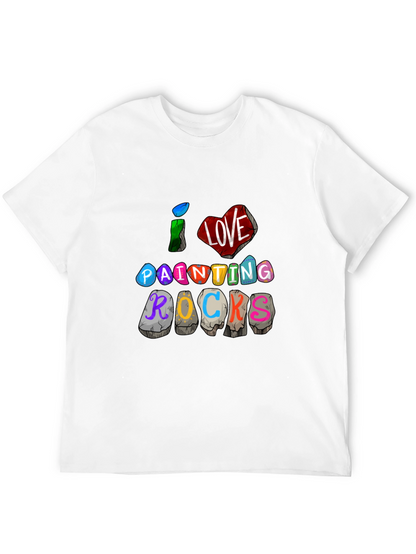 I Love Painting Rocks Graphic T-Shirt