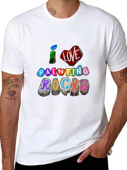 I Love Painting Rocks Graphic T-Shirt