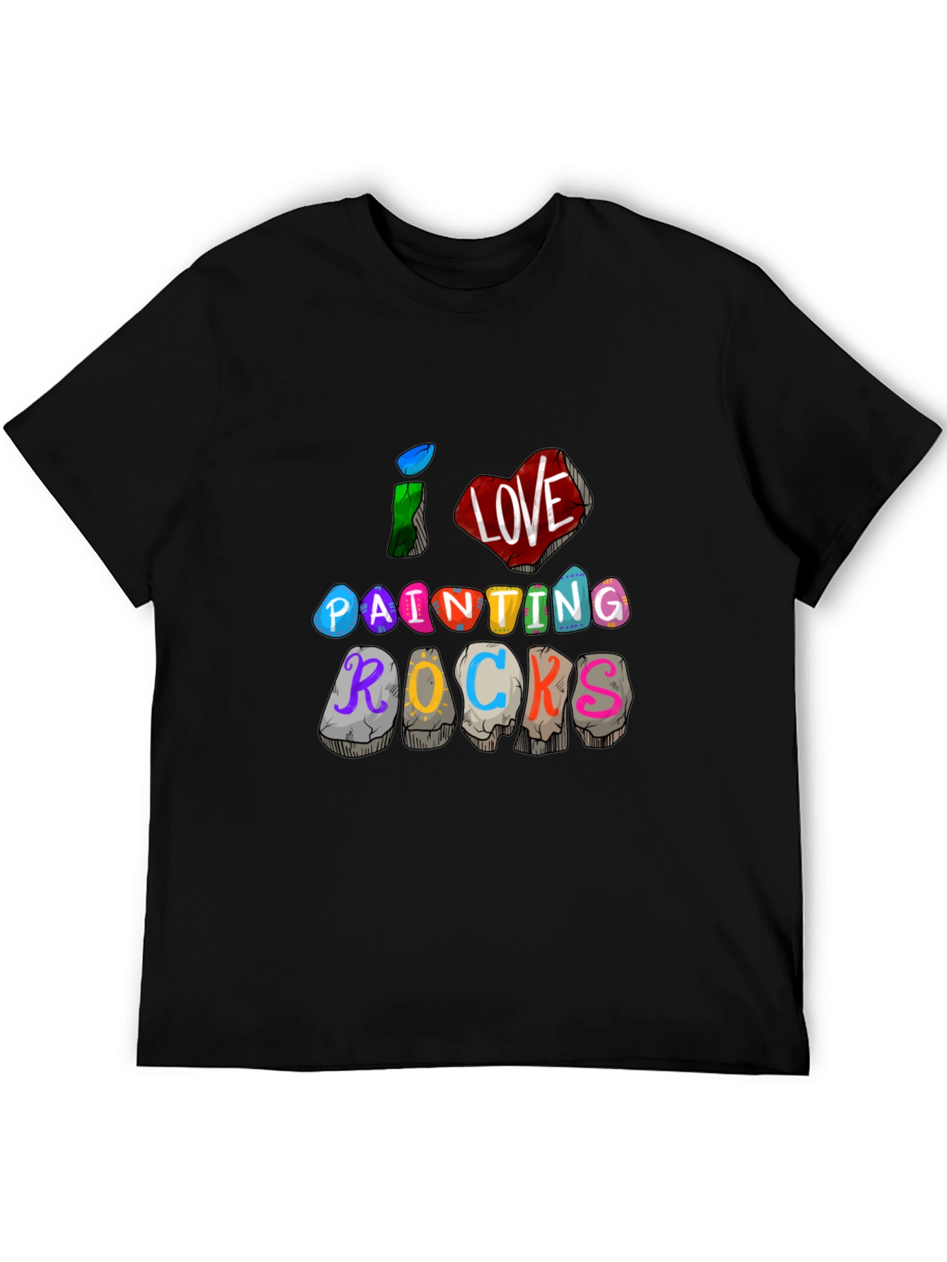 I Love Painting Rocks Graphic T-Shirt