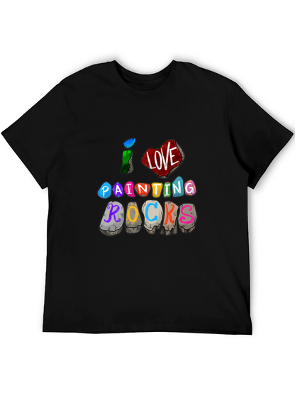 I Love Painting Rocks Graphic T-Shirt