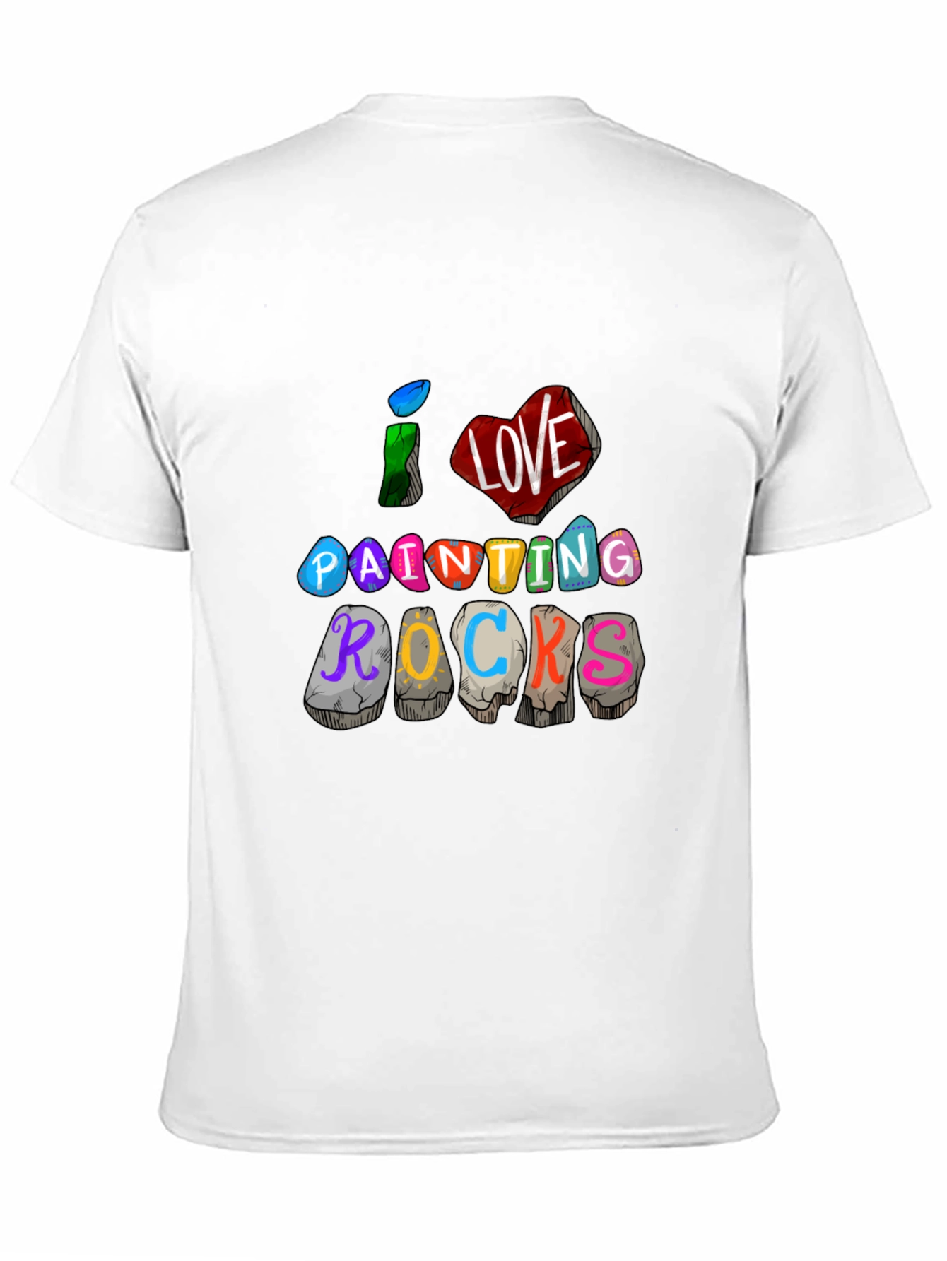 I Love Painting Rocks Graphic T-Shirt