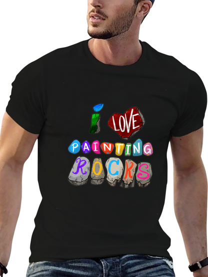 I Love Painting Rocks Graphic T-Shirt